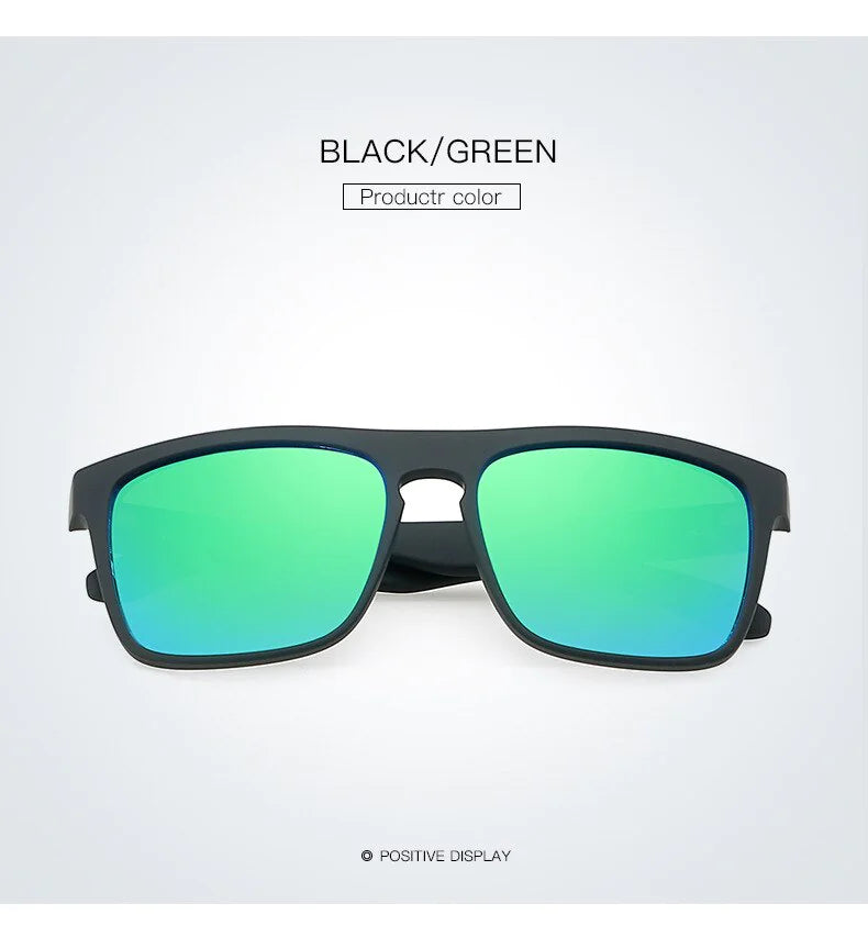 Unisex Square Polarized Sports Sunglasses