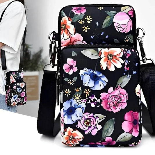 Bolsa de Ombro Vintage Floral