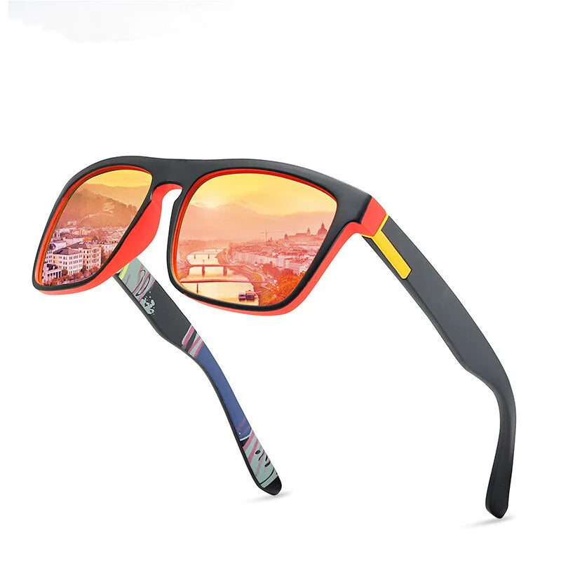 Unisex Square Polarized Sports Sunglasses