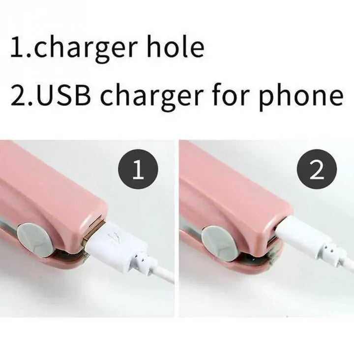 Chapinha Portátil USB para Cabelos