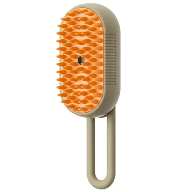 Escova a Vapor para Gatos Steamy Dog Brush 3 Em 1 Escovas Elétricas com Spray para Pelos de Gato Para Massagem, Pente de Tosa, Remoção de Pelos, Pentes para Produtos Pet